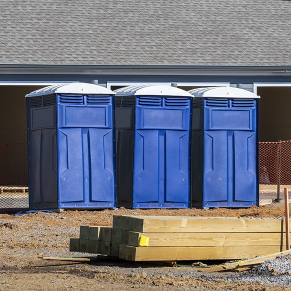 how do you ensure the portable restrooms are secure and safe from vandalism during an event in Ryland